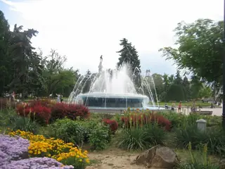 Фонтана пред Съдебната палата - Русе