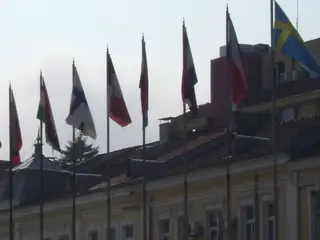 Алея на знамената на ЕС - Шумен