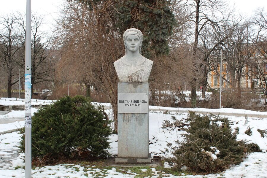 Паметник на Цветана Живкова - Перник