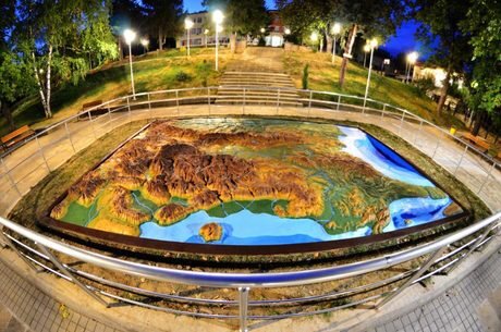 Релефната карта на България - Дряново