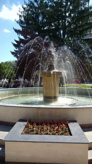 Фонтана с момченцата - Разград