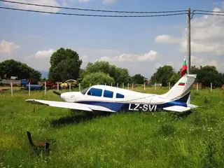 Граждански самолет "LZ-SVI" - с.Лесново