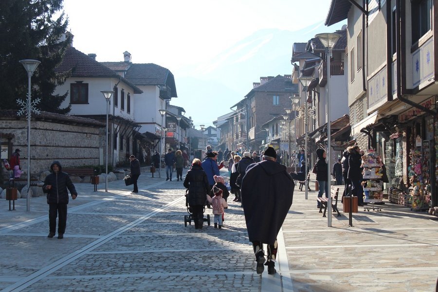 Централната улица "Пирин" - Банско