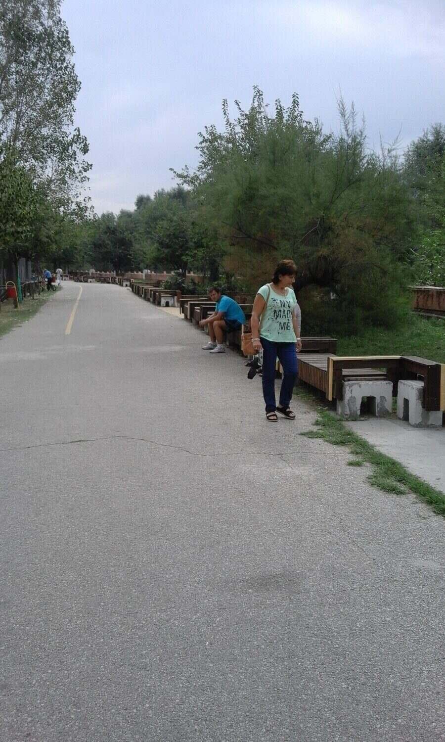 Най-дългата пейка в света - Пазарджик