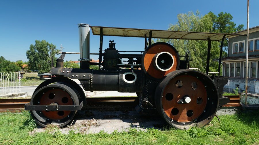 Експонат на Парен валяк - Луковит
