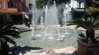 Фонтан в градската градина - Пазарджик