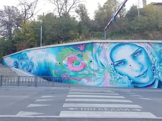 Графит "Източната градска улица" - Габрово