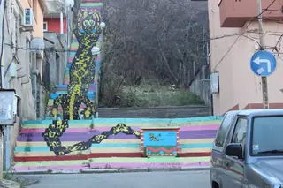 Стълбището "Дъждовник" - Кюстендил