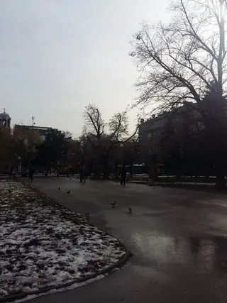 Градинката до храм "Св. Седмочисленици" - София