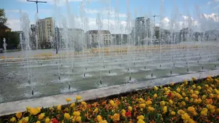 Фонтаните на НДК - София