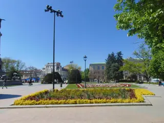 Градската градина на площад "Свобода" - Русе